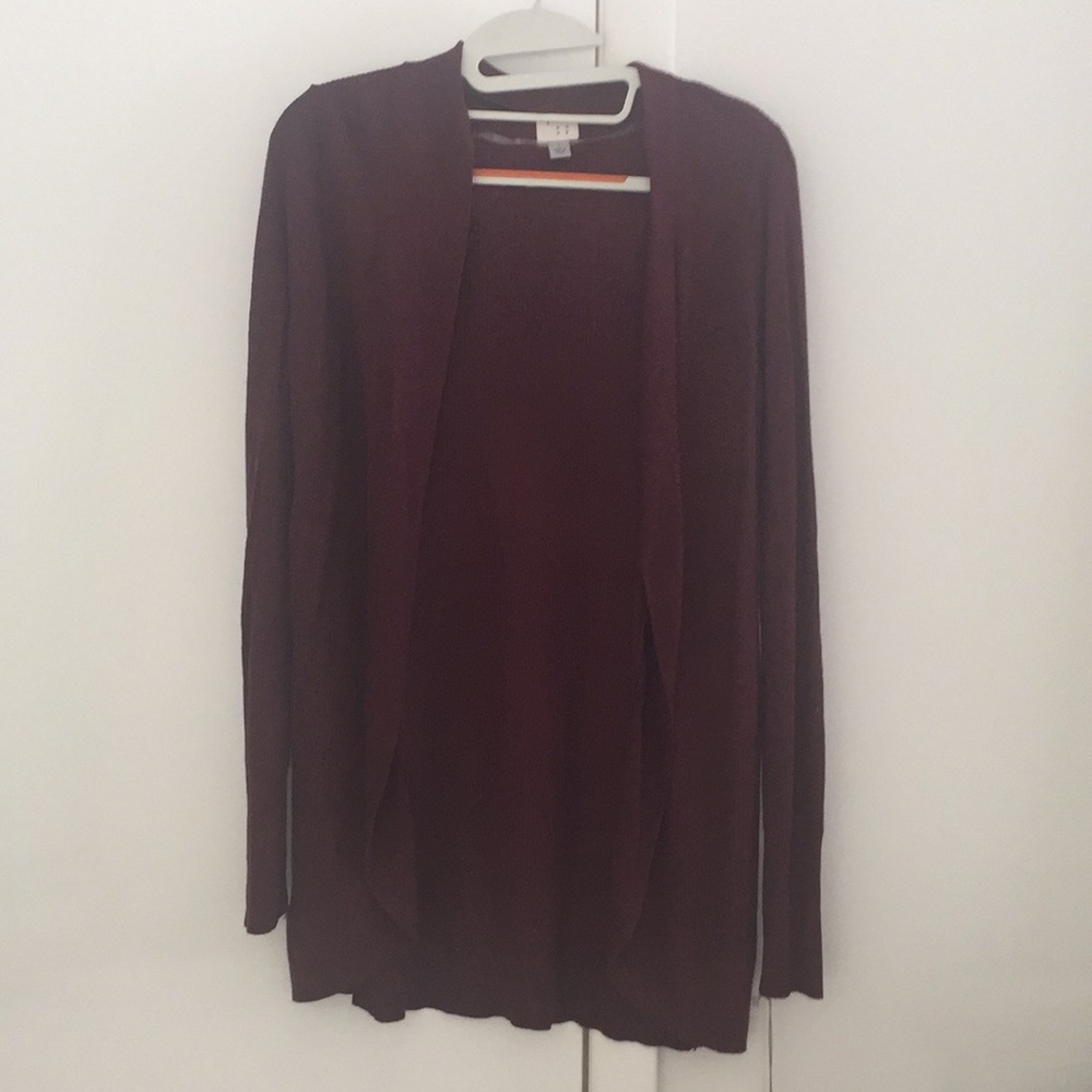 Maroon Lightweight Cardigan from Target, Small